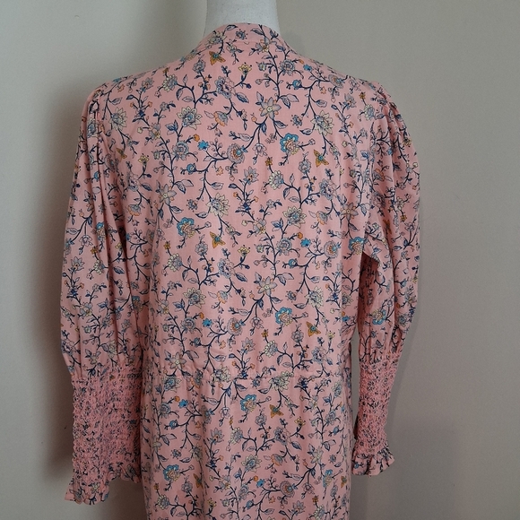 Tuckernuck Hyacinth House Light Pink Floral Lucille Maxi Dress Size Large NWOT - Picture 8 of 14